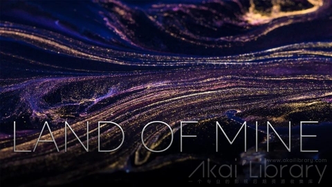 视频素材 4K液体油漆色彩溶解流动水墨创意视频LAND OF MINE