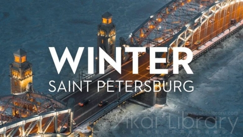 视频素材 8K雪中俄罗斯城市宣传片 Winter Saint Petersburg Russia Shot on Zenmuse X7, Inspire 2
