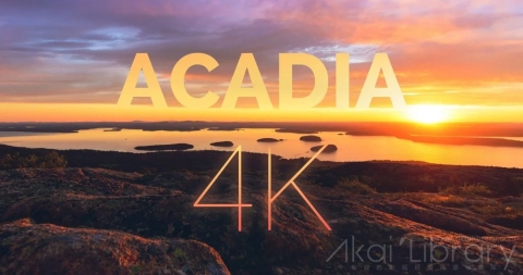视频素材 4K云海星空群山湖泊自然风光延时宣传片Acadia National Park   4K Hyperlapse Timelapse