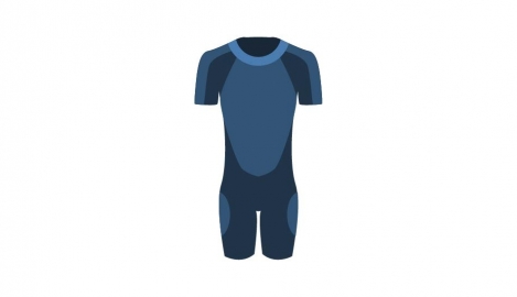 图片素材 扁平潜水服泳衣 3