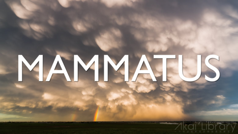 创意参考视频 自然风光延时宣传片Mammatus at Sunset (4K)