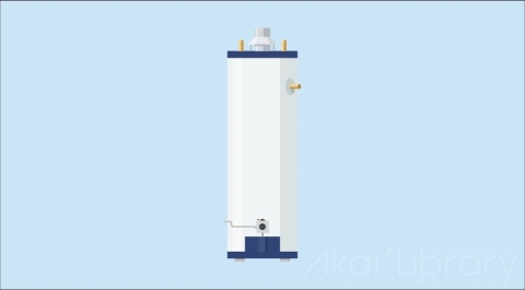 图片素材 扁平厨房燃气壁挂炉热水器 4