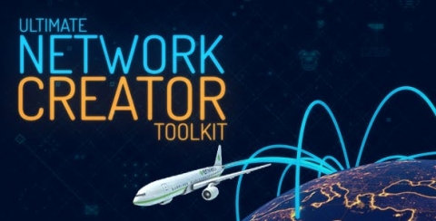 AE模板 地图图形界面包装用户界面屏幕高科技 HUD界面元素 Ultimate Network Creator Toolkit