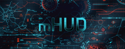 AE模板 图形界面包装用户界面屏幕高科技 HUD界面元素 mHUD