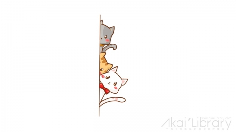 AE模板 卡通小花猫可爱表情花字弹幕元素-10