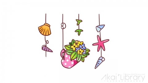 AE模板 卡通小花可爱表情花字弹幕元素-8