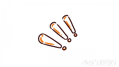 AE模板 卡通叹号可爱表情花字弹幕元素-1