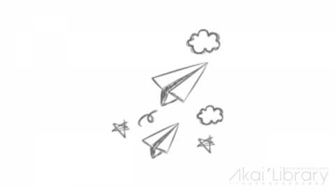 AE模板 卡通纸飞机可爱表情花字弹幕元素