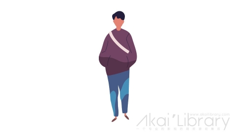 图片素材 扁平男生男人插画卡通日常角色人物-17