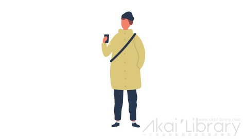 图片素材 扁平拍照男人插画卡通日常角色人物-24