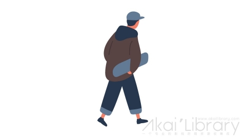 图片素材 扁平玩滑板男人插画卡通日常角色人物-8