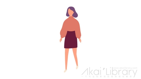 图片素材 扁平可爱女生女人插画卡通日常角色人物-27