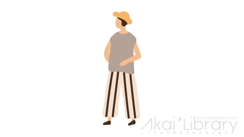 图片素材 扁平戴帽子男人插画卡通日常角色人物-15