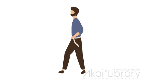 图片素材 扁平胡子男人插画卡通日常角色人物-1