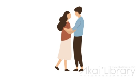 图片素材 扁平拥抱情侣男女插画卡通日常角色人物-18