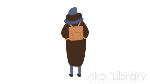 图片素材 扁平背包女人插画卡通日常角色人物-30