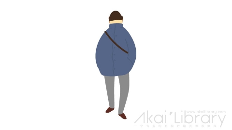 图片素材 扁平戴帽子走路男人插画卡通日常角色人物-24