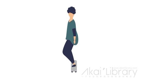 图片素材 扁平滑板少年男生插画卡通日常角色人物-45