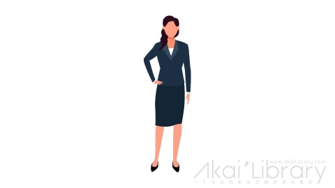 图片素材 扁平商务人士女人办公人物角色-10