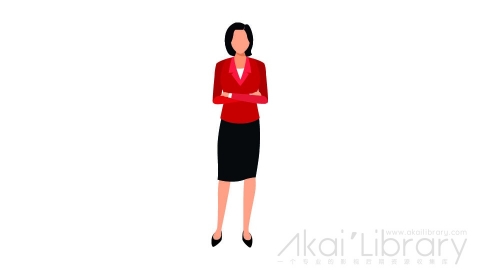 图片素材 扁平商务人士女人办公人物角色-8