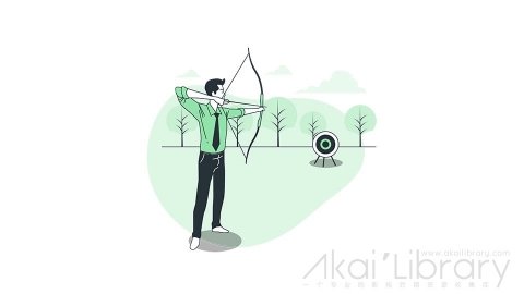 图片素材 目标靶子射箭线条扁平场景