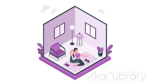 图片素材 在家健身训练锻炼等距立体场景