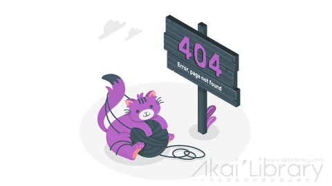 图片素材 404错误页面与可爱的猫等距立体场景