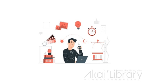 图片素材 设计师工作生活办公插画扁平场景