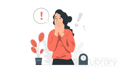 图片素材 惊讶惊奇惊吓人物震惊插画扁平场景