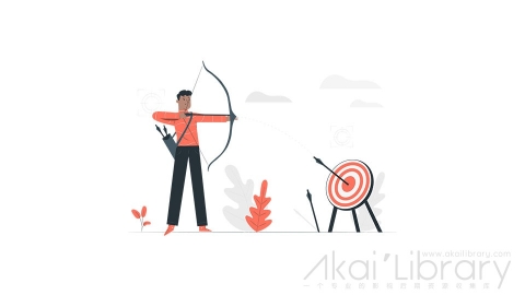 图片素材 目标靶子射箭插画扁平场景