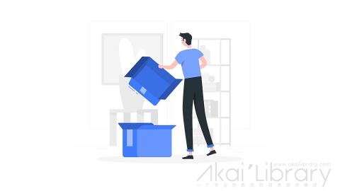 图片素材 空的纸箱子盒子插画扁平场景