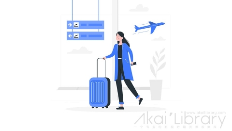 图片素材 机场出行航班出行旅行插画扁平场景