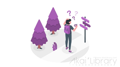图片素材 迷路迷失方向迷茫等距立体场景