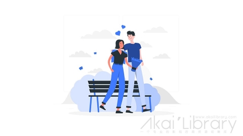 图片素材 情侣蜜月度假恋爱插画扁平场景