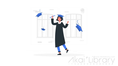 图片素材 大学毕业插画扁平场景