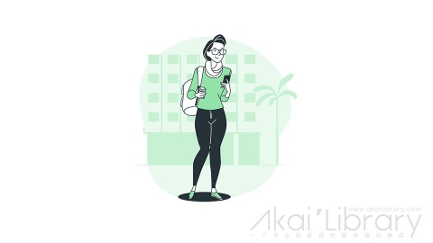 图片素材 职场女性商务人士线条扁平场景
