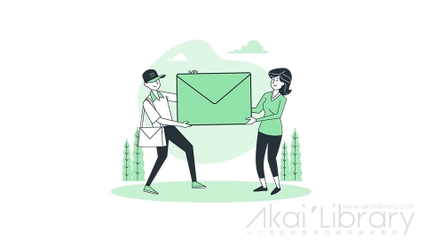 图片素材 留言信息线上聊天线条扁平场景