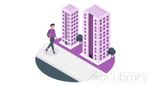 图片素材 逛街城市漫步等距立体场景