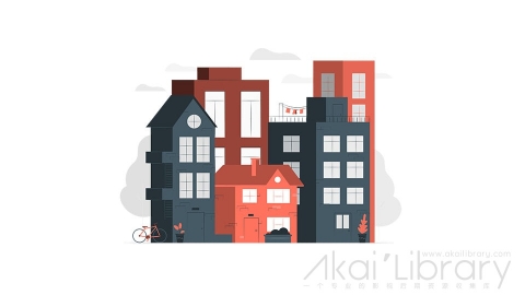 图片素材 房子楼房房屋住宅建筑物插画扁平场景