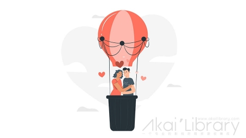 图片素材 恋爱热恋情侣亲密爱人插画扁平场景