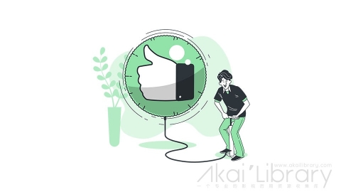 图片素材 点赞收藏爱心热度提升插画扁平场景