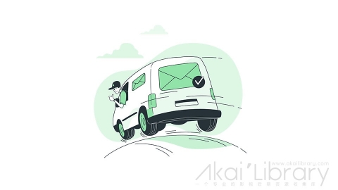 图片素材 邮件已发送发件箱插画扁平场景