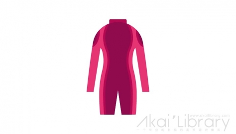 图片素材 扁平水上运动冲浪服泳衣-2