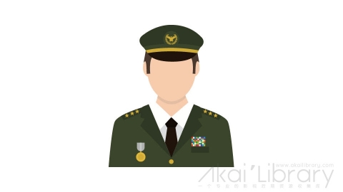 图片素材 扁平陆军军人头像-4