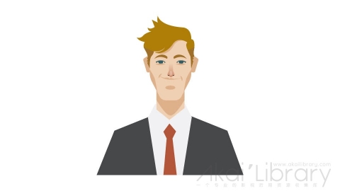 图片素材 扁平外国男人头像-7