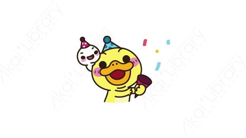 视频素材 可爱呆萌小黄鸭动态表情包_01_08