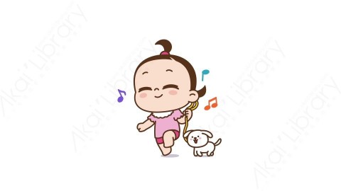 视频素材 可爱呆萌小女孩动态表情包_01_01
