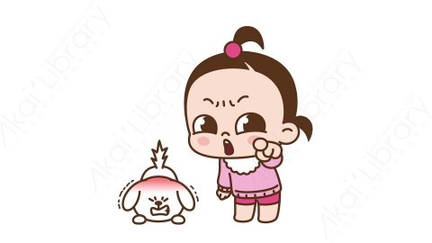 视频素材 可爱呆萌小女孩动态表情包_02_13