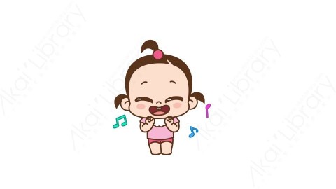 视频素材 可爱呆萌小女孩动态表情包_04_08
