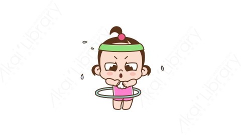 视频素材 可爱呆萌小女孩动态表情包_05_13